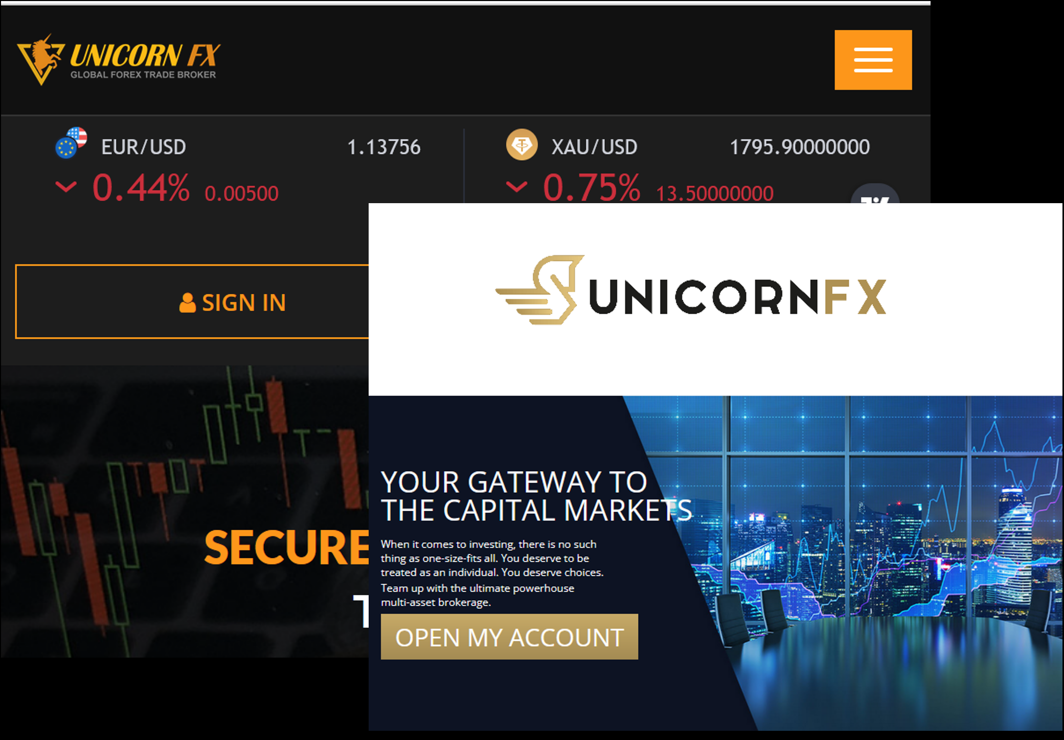 investor warning against UnicornFX broker scams