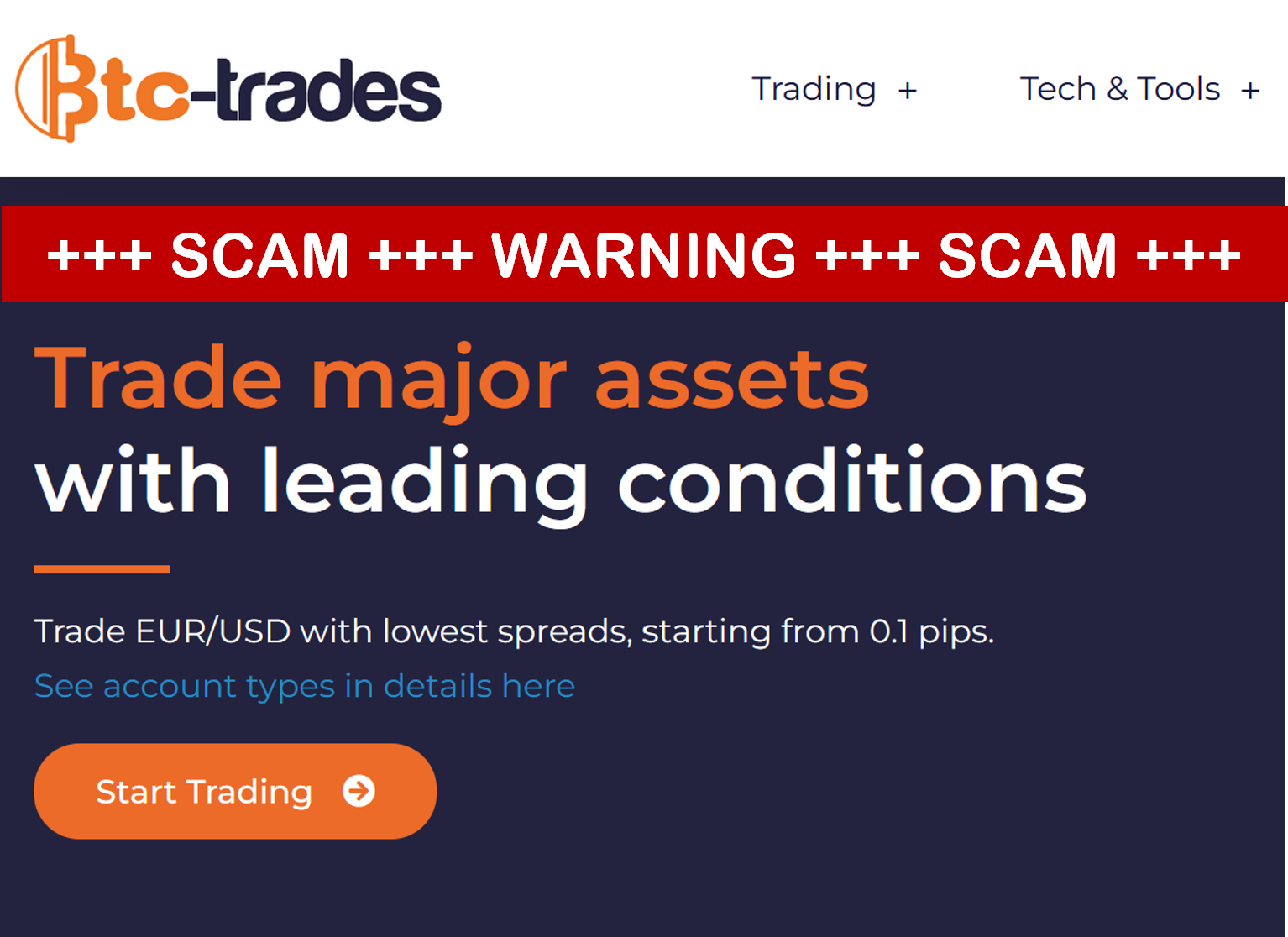 BTC Trades FI investor warning against BTC Trades nd YuanPay