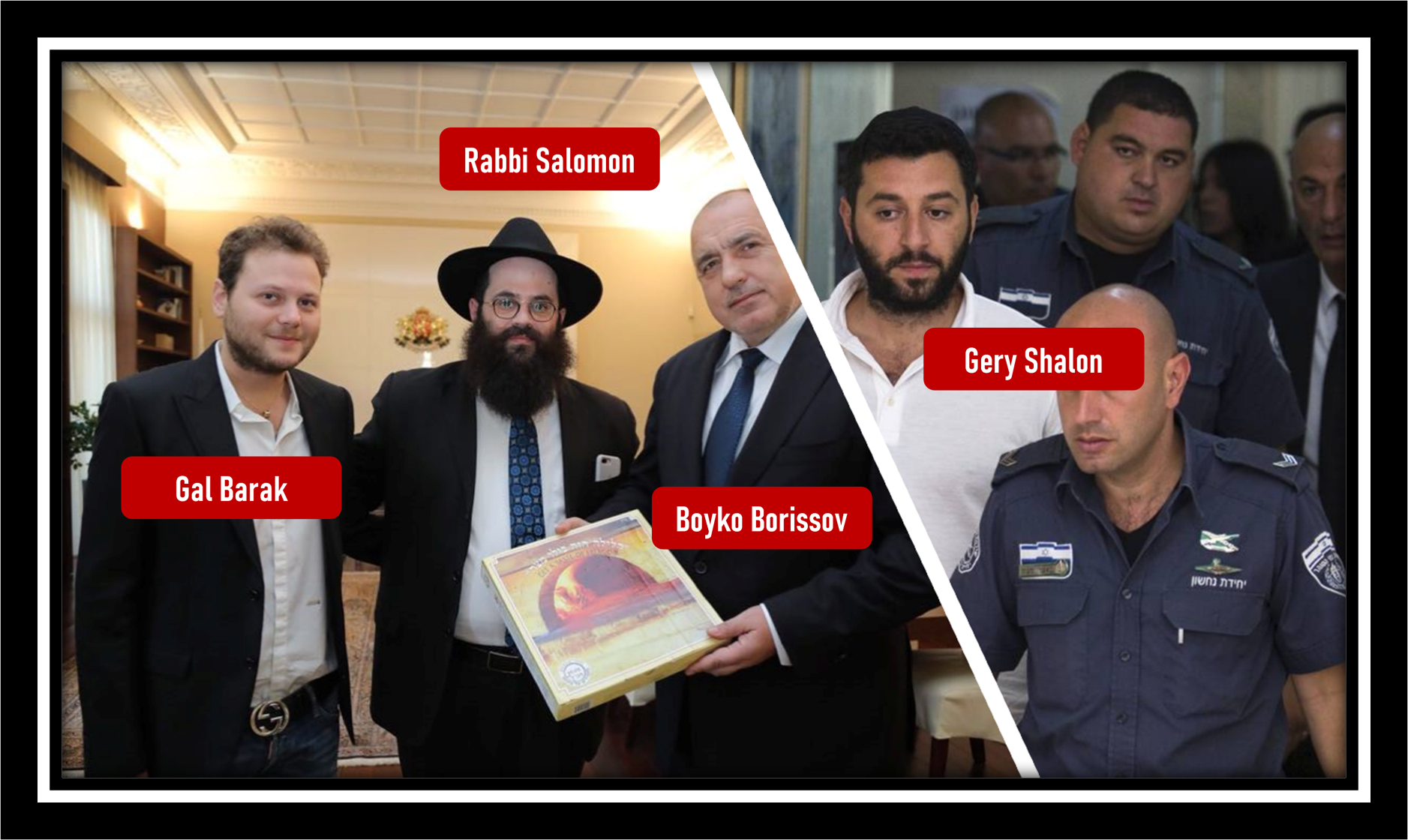 Gal Barak Boyko Borrissov FI Gal Baral amd Boyko Borissov