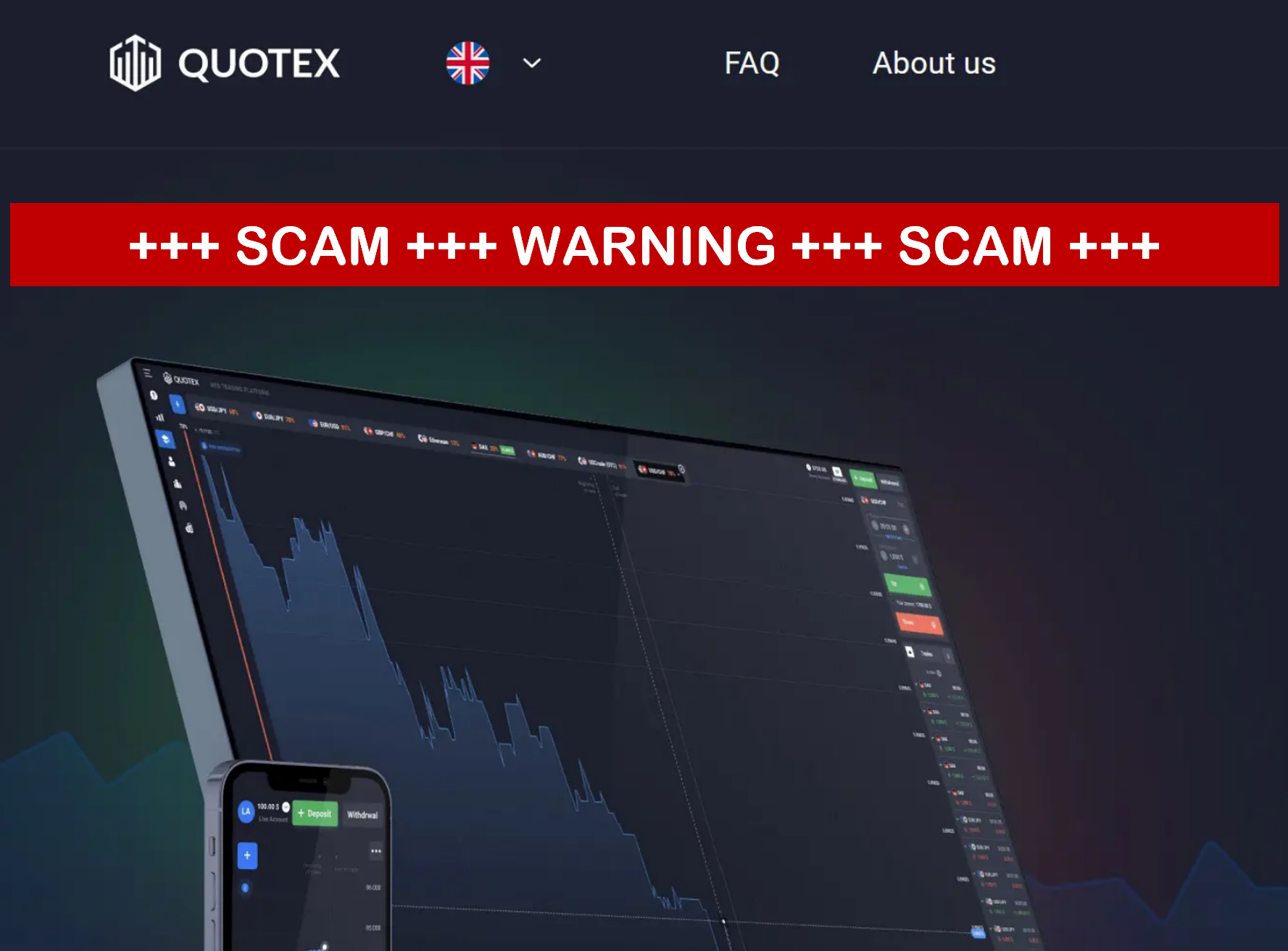 Quotex Warning FI investor warning against Quotex facilitated by Coinbase and Piastrix and Perfect Money