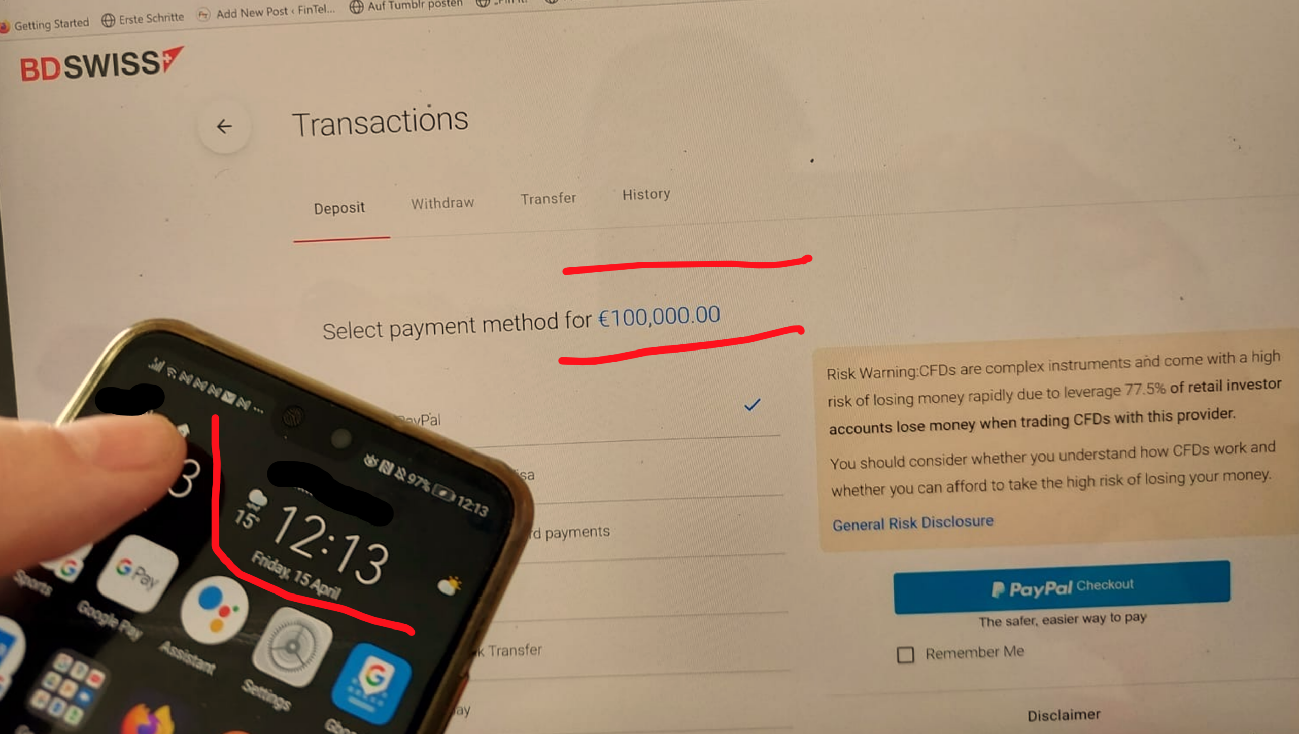 BDSwiss offshore broker review April 2022