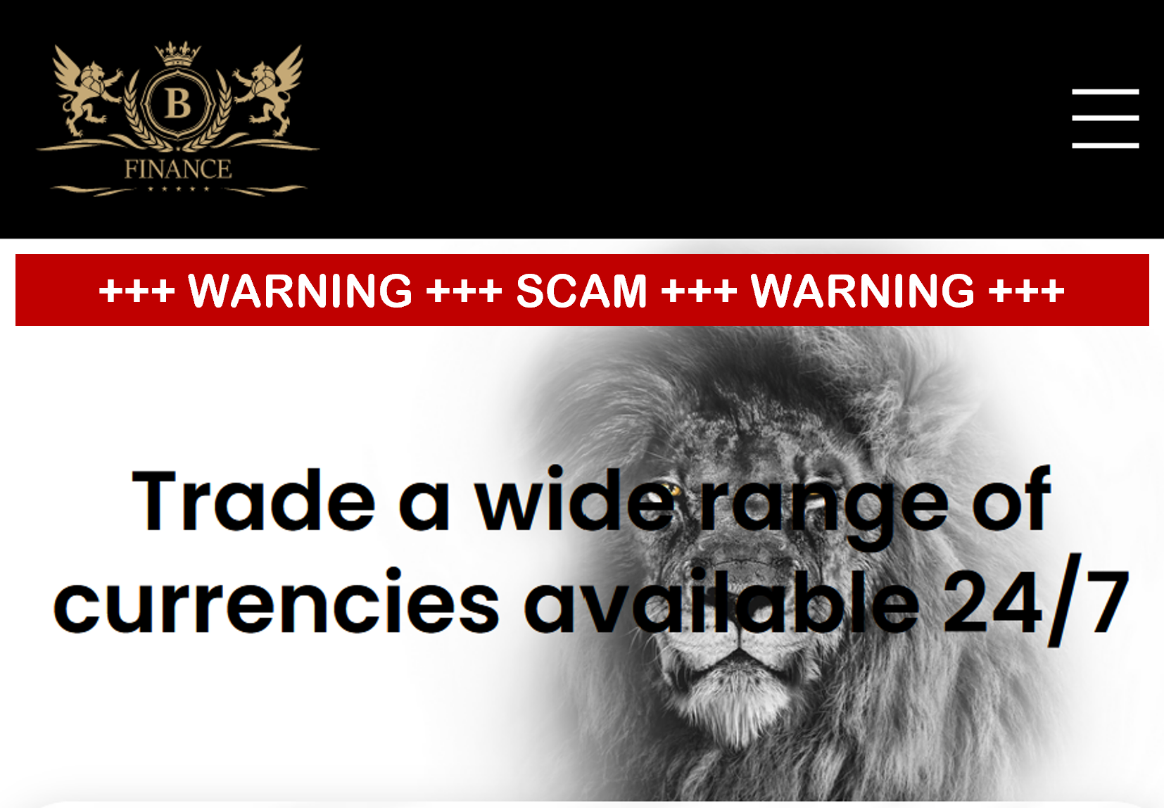 BrownFinance FI investor warning against BrownFinance broker scam