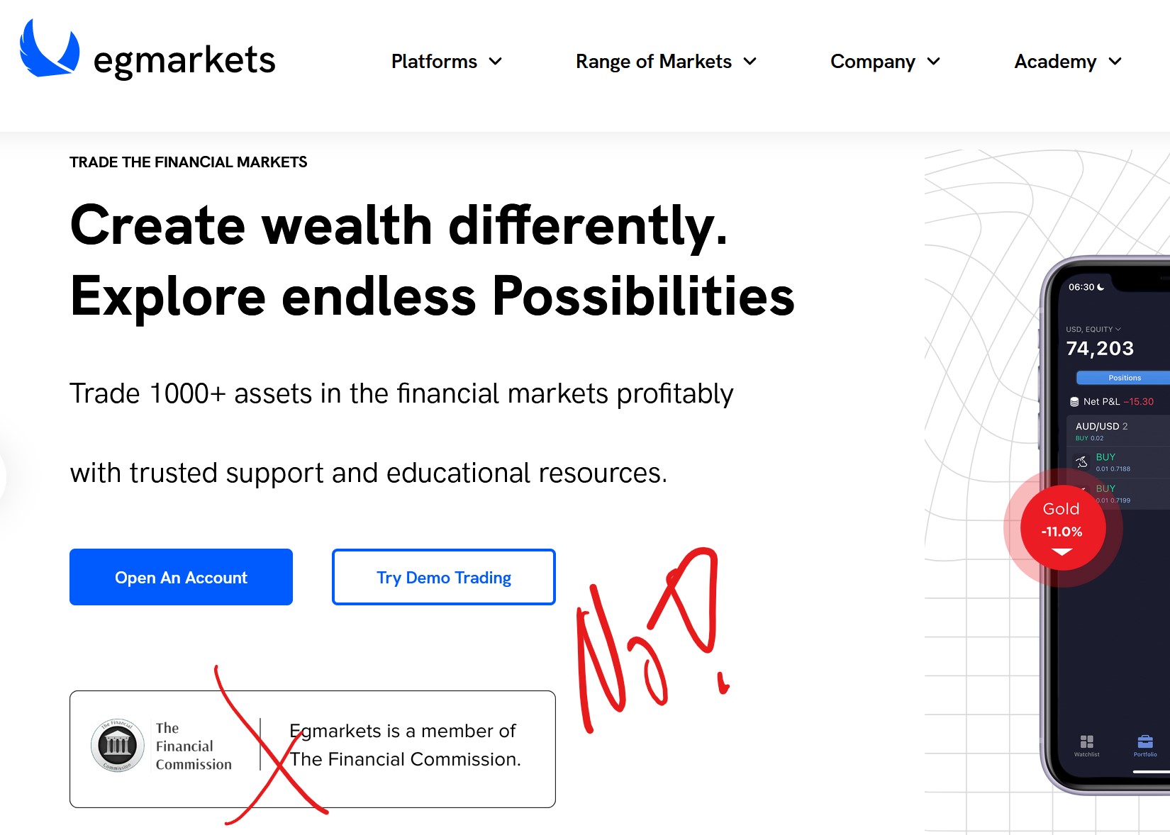 EGMarkets FI The Financial Commission expells EGMarkets
