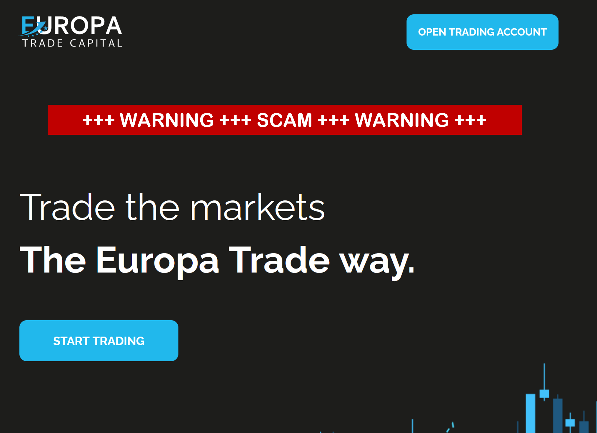 EuropaTradeCapital FI investor warning against Europa Trade Capital