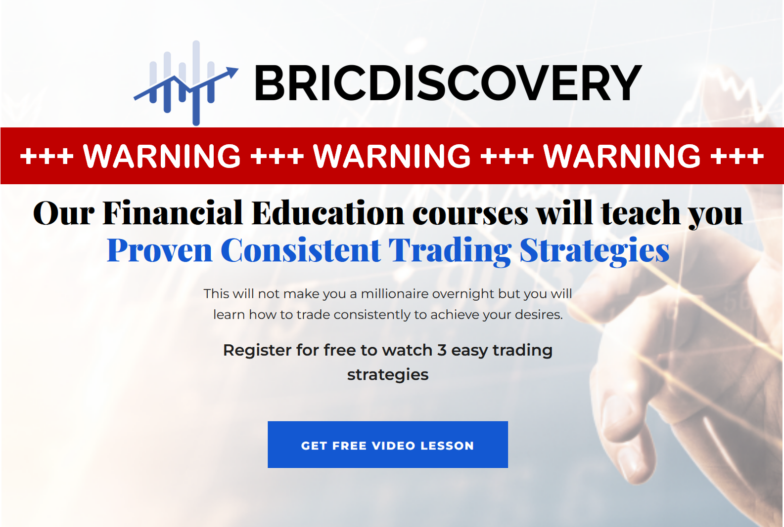 Bricdiscovery FI Warning against scam facilitator BRICDISCOVERY