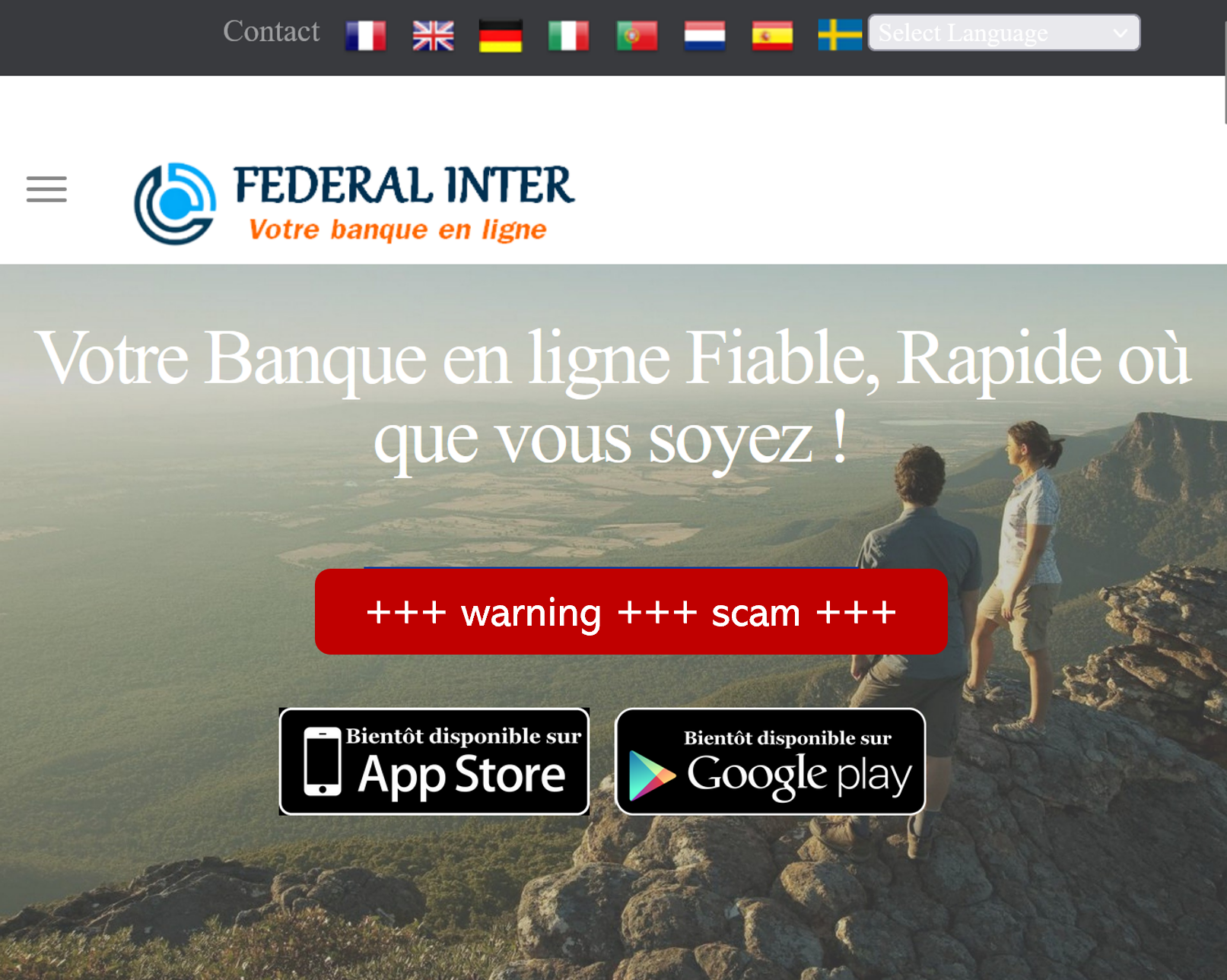 Federal Inter FI Maltese MFSA warns against Federal Inter scam