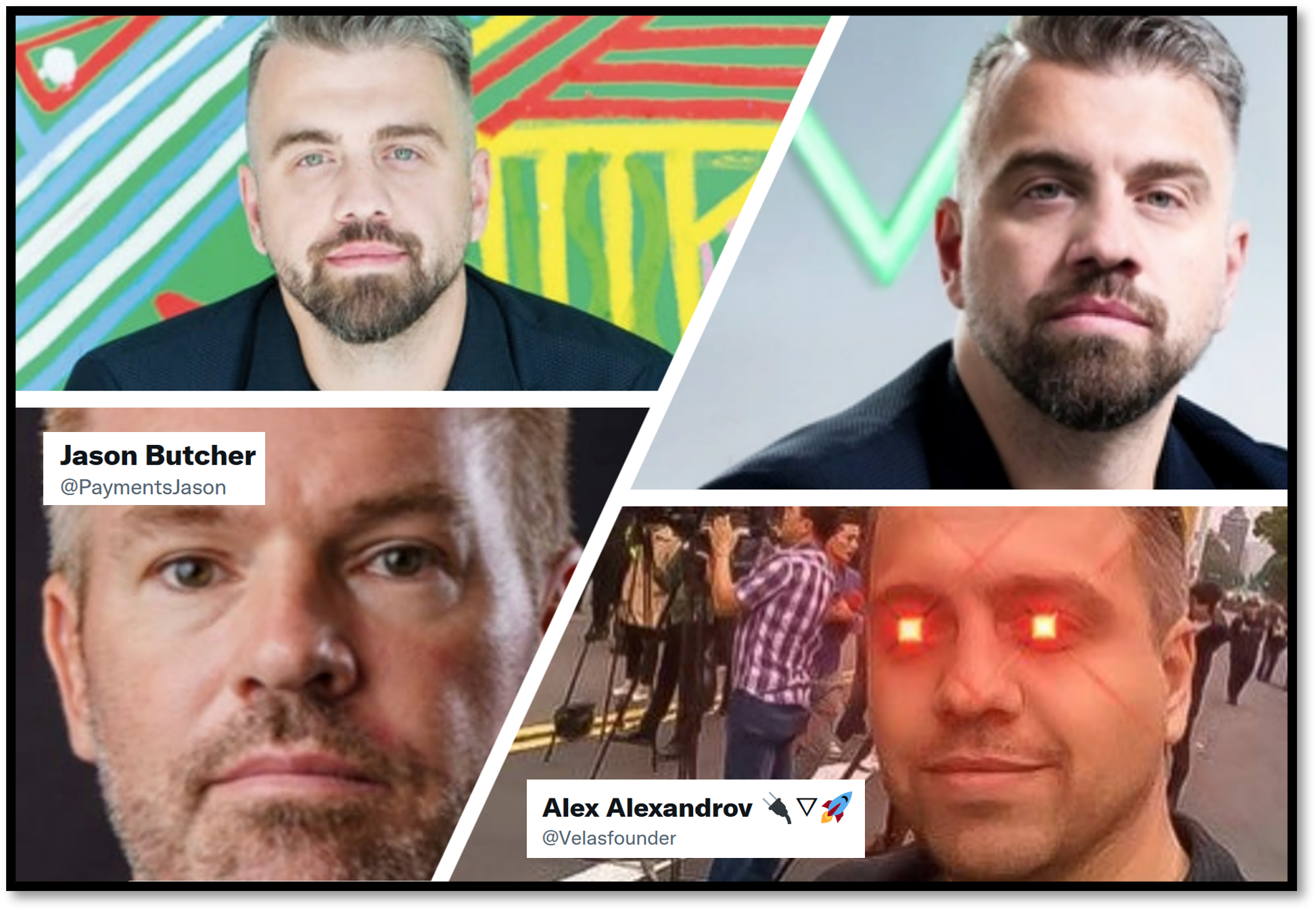 Jason Butcher Alex Alexandrov Alex Alexandrov founder of CoinPayments and Velas