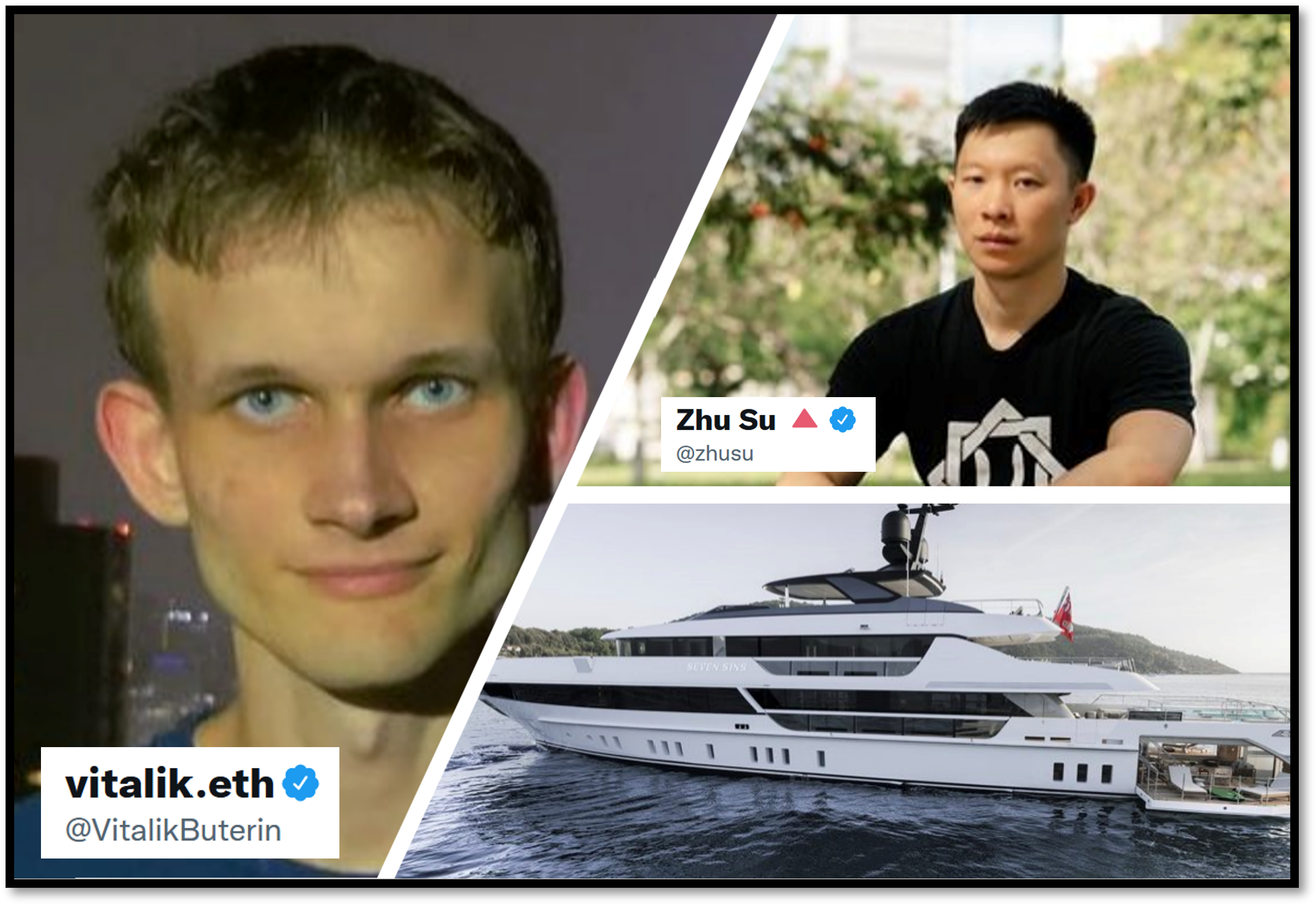 Vitalik Buterin Zhu Su Vitalik Butrin bashes crypto hedge manager for superyacht