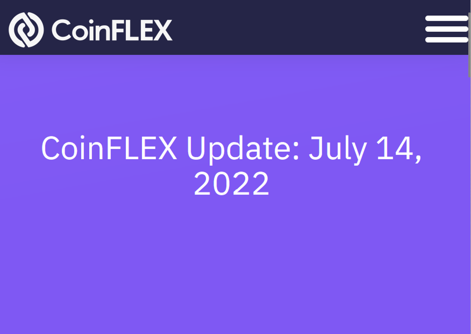 Struggling crypto exchange CoinFLEX resumes with withdrawals