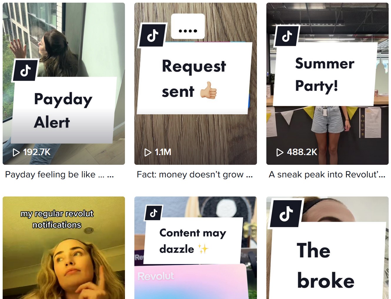 Revolut TikTok Social Media FinTech Giant Revolut goes TikTok