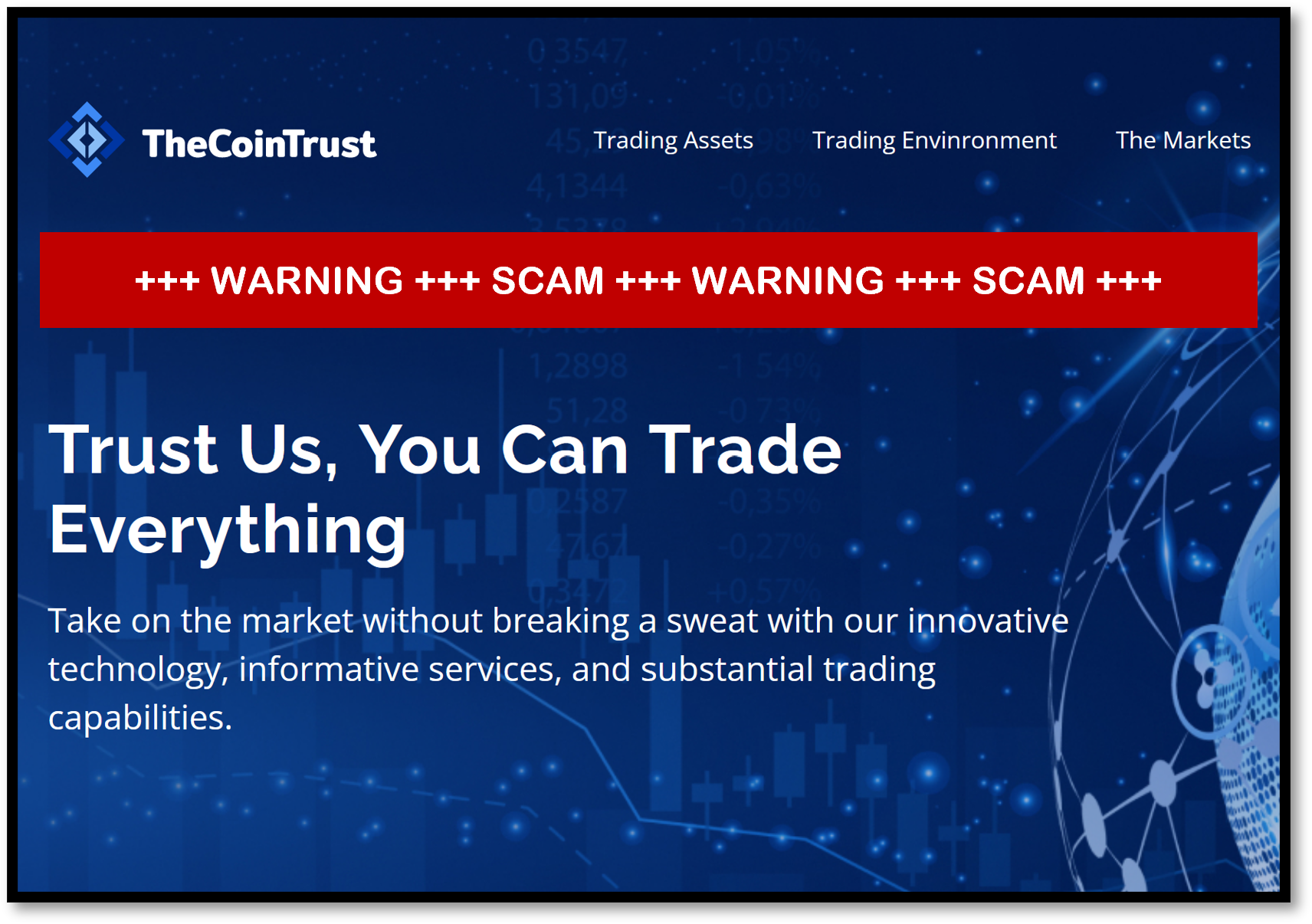 TheCoinTrust FI Investor warning against TheCoinTrust