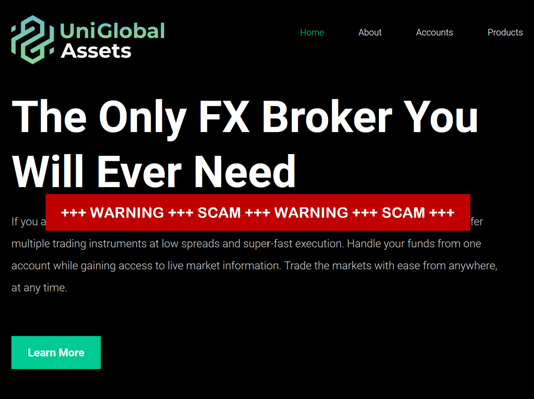 UniGlobal Assets Investor warning against UniGlobal Assets