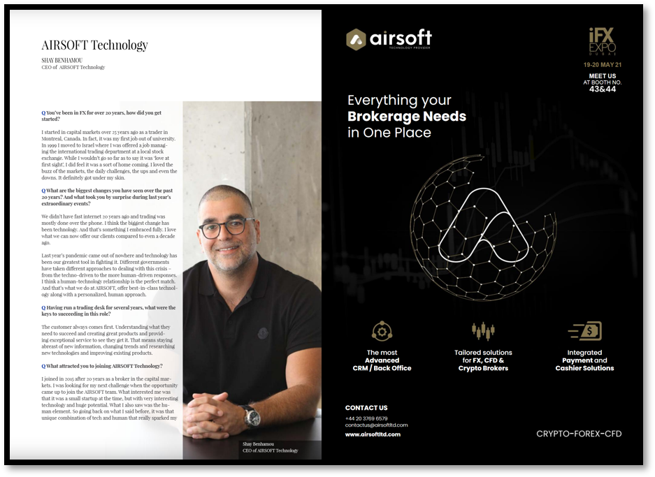 AirSoft with CEO Shay Benhamou Update on Israeli broker software platform AirSoft