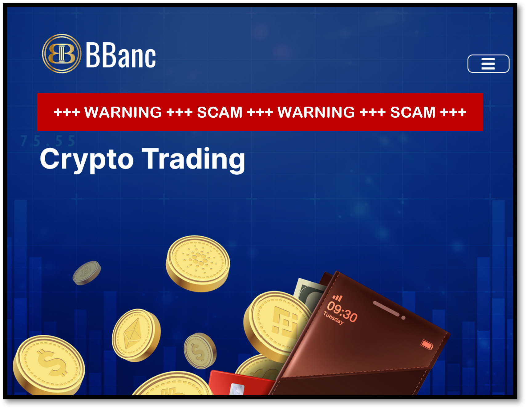 BBanc FI FinTelegram warning against BBanc and FX Changer broker scams