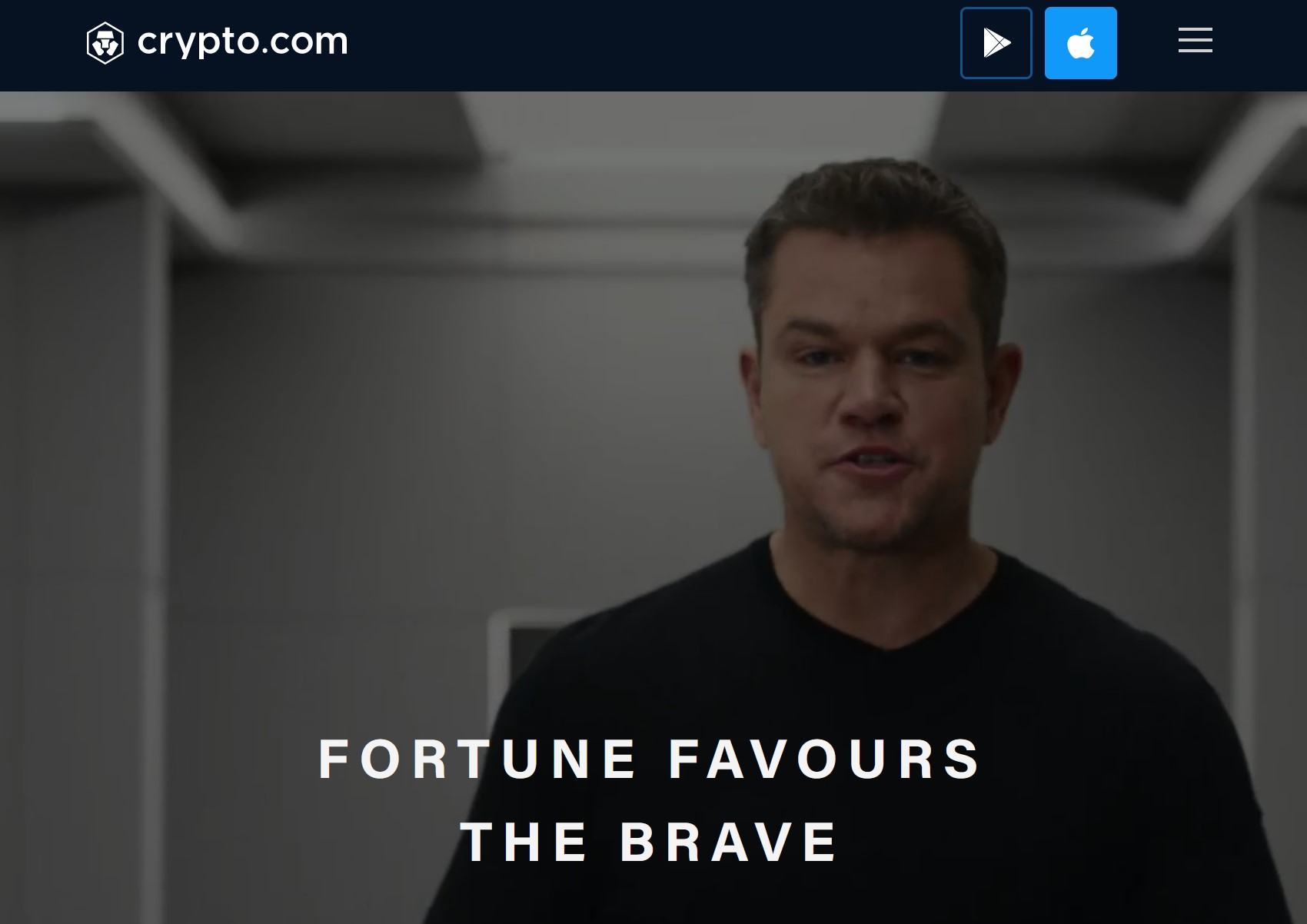 Crypto.com and Matt Damon Crypto.com secures registration in South Korea