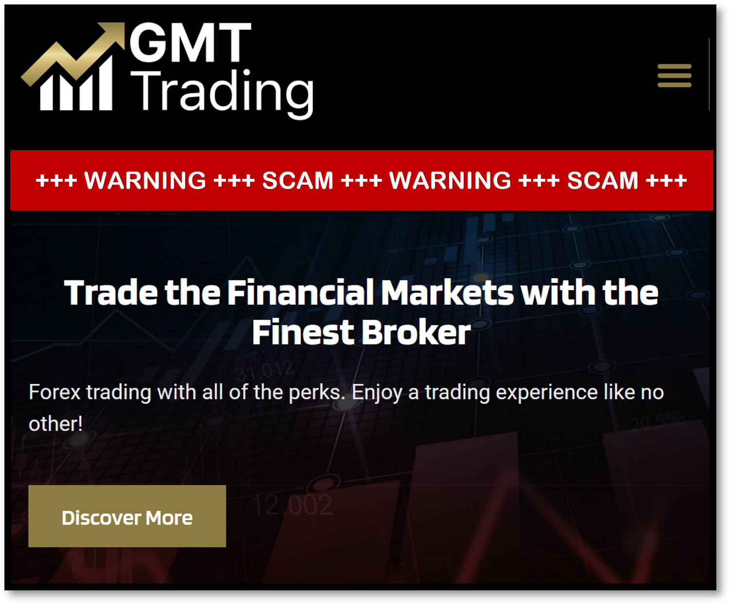 GMT Trading FI Urgent FinTelegram warning against GMT Trading broker scam