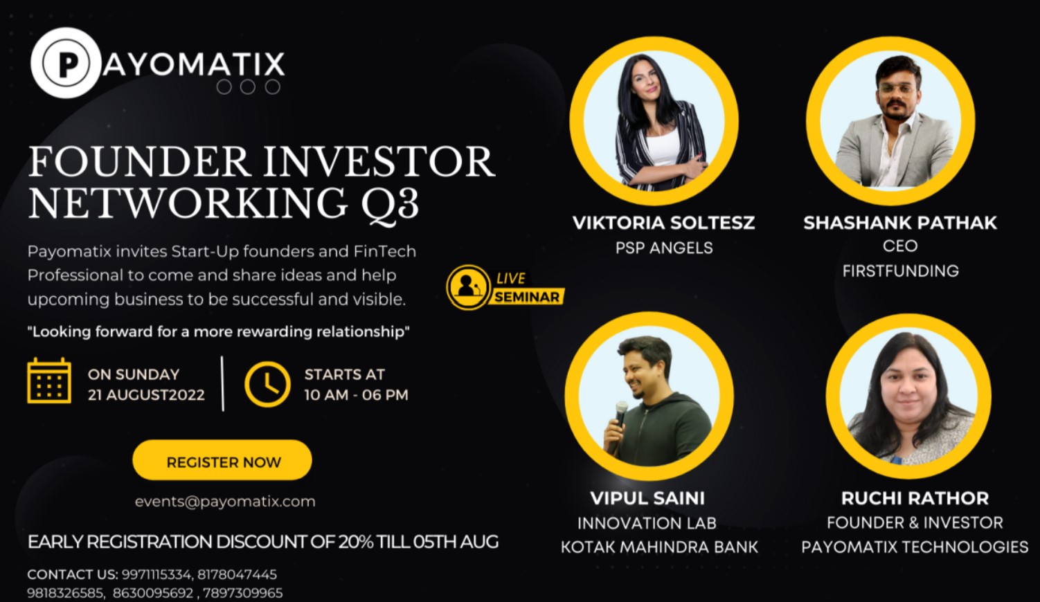 Payomatix event Payomatix with Ruchi Rathor and their Indian network event