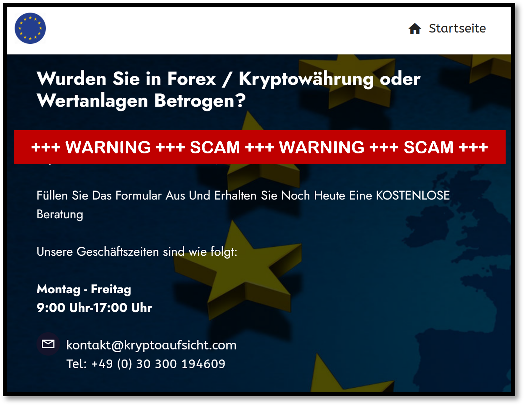 Fake Regulators Kryptoaufsicht FI FinTelegram warns against fake regulators and fund recovery scams