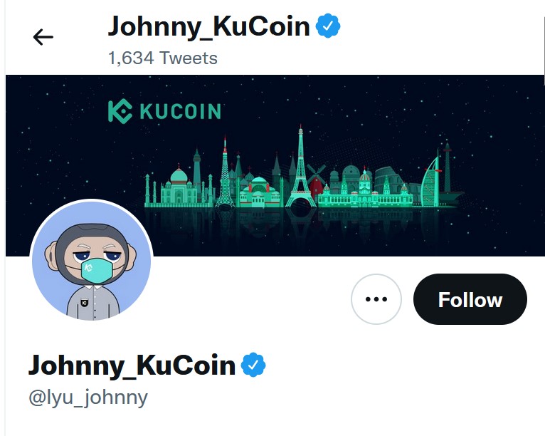 KuCoin CEO Ape KuCoin CEO poses as monkey on social media