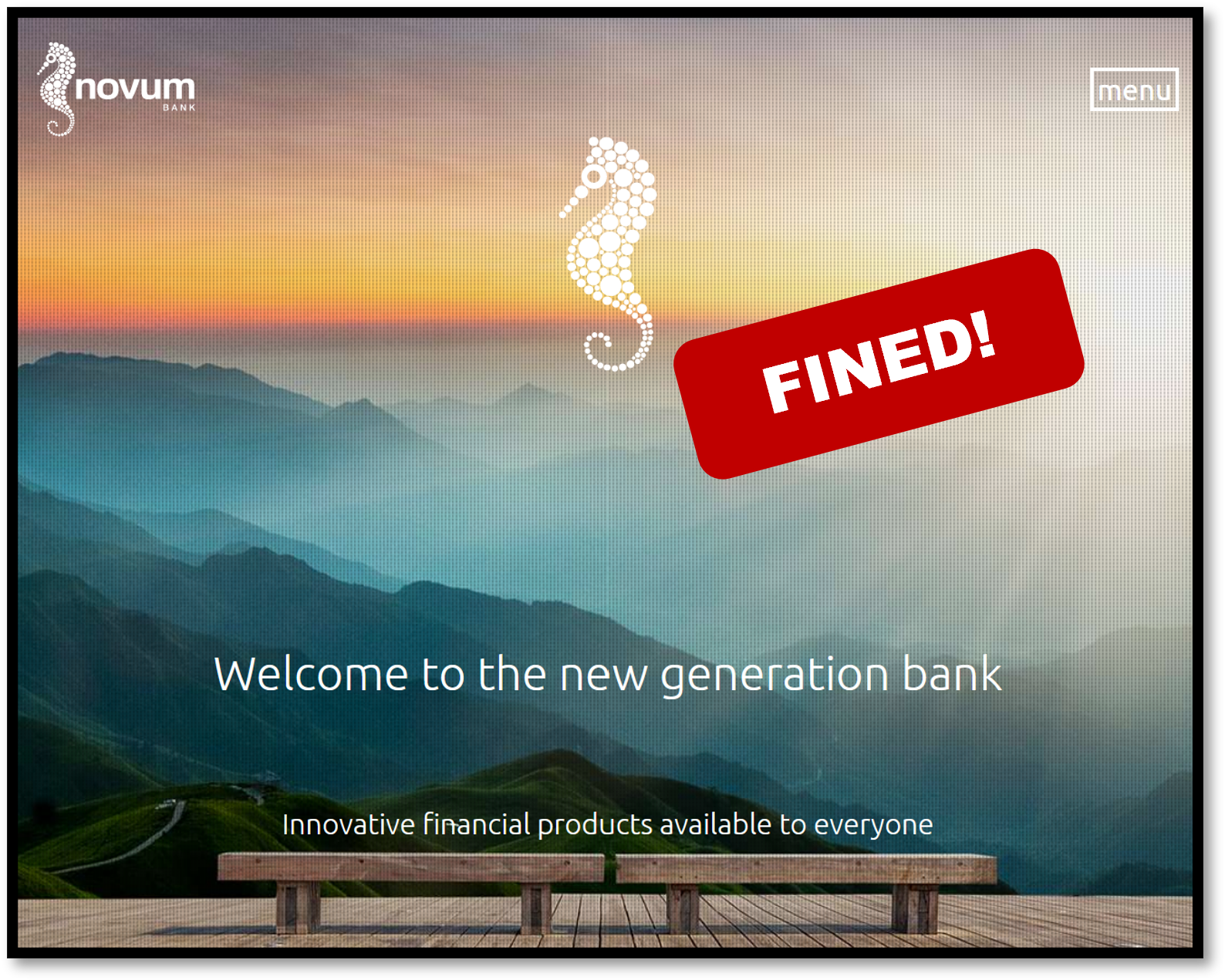 Novum Bank fined Maltese Novum Bank fined for money laundering issues