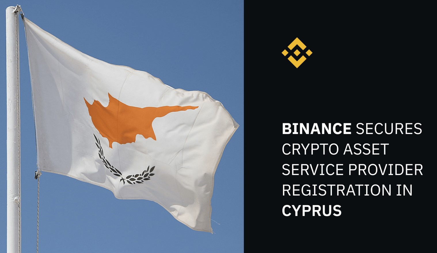 Binance registered with CySEC for crypto license