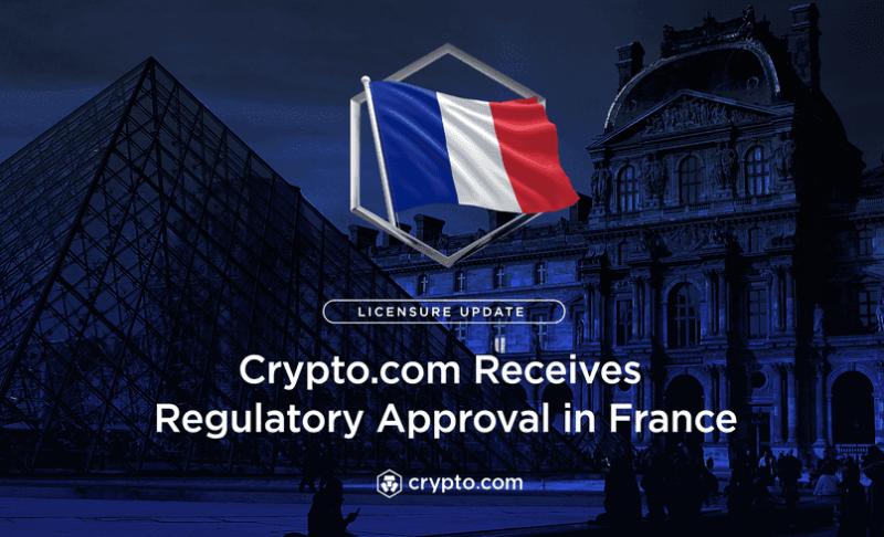 Crypto.com receives regulatory approval in France