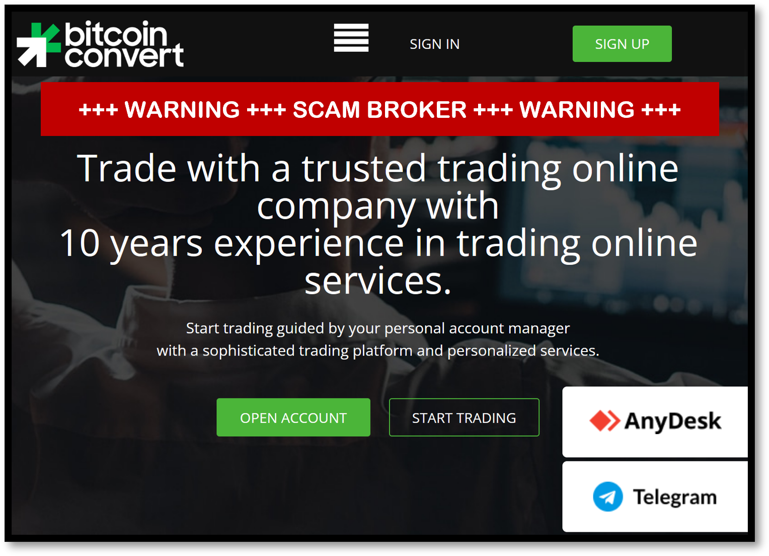 Crypto Convert FI BaFin warns against Crypto Convert broker scam