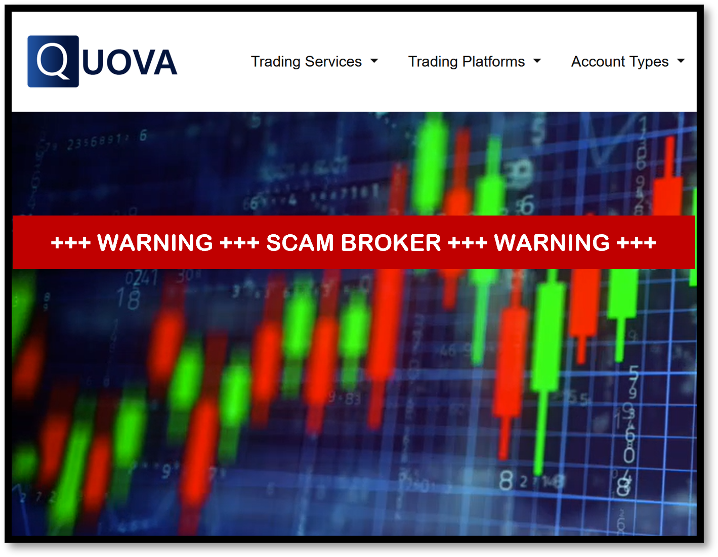 Quova FI Urgent warning against Quova broker scam powered by Titan Technologies