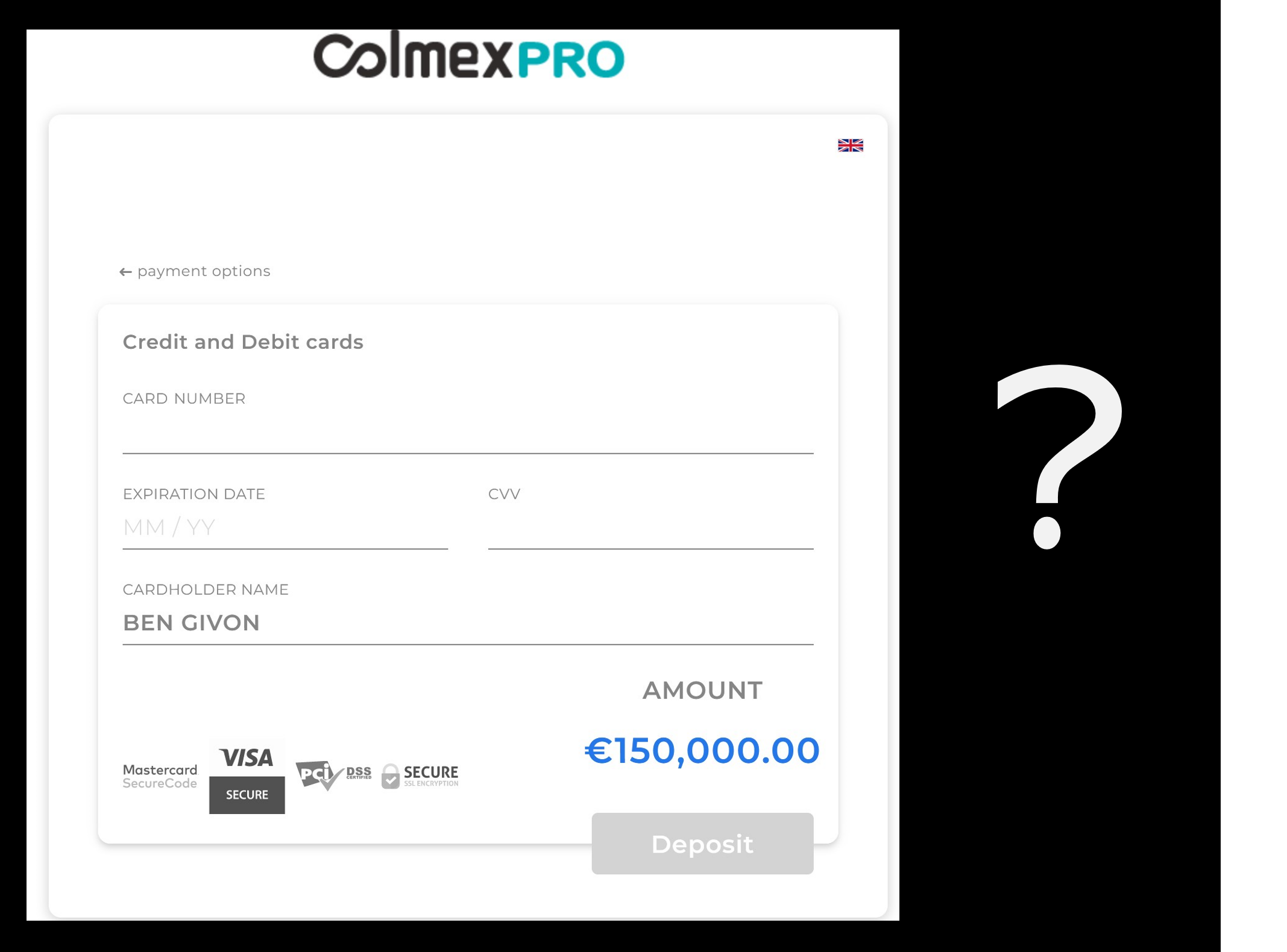 CySEC-regulated ColmexPro with unlimited pre-kyc deposits