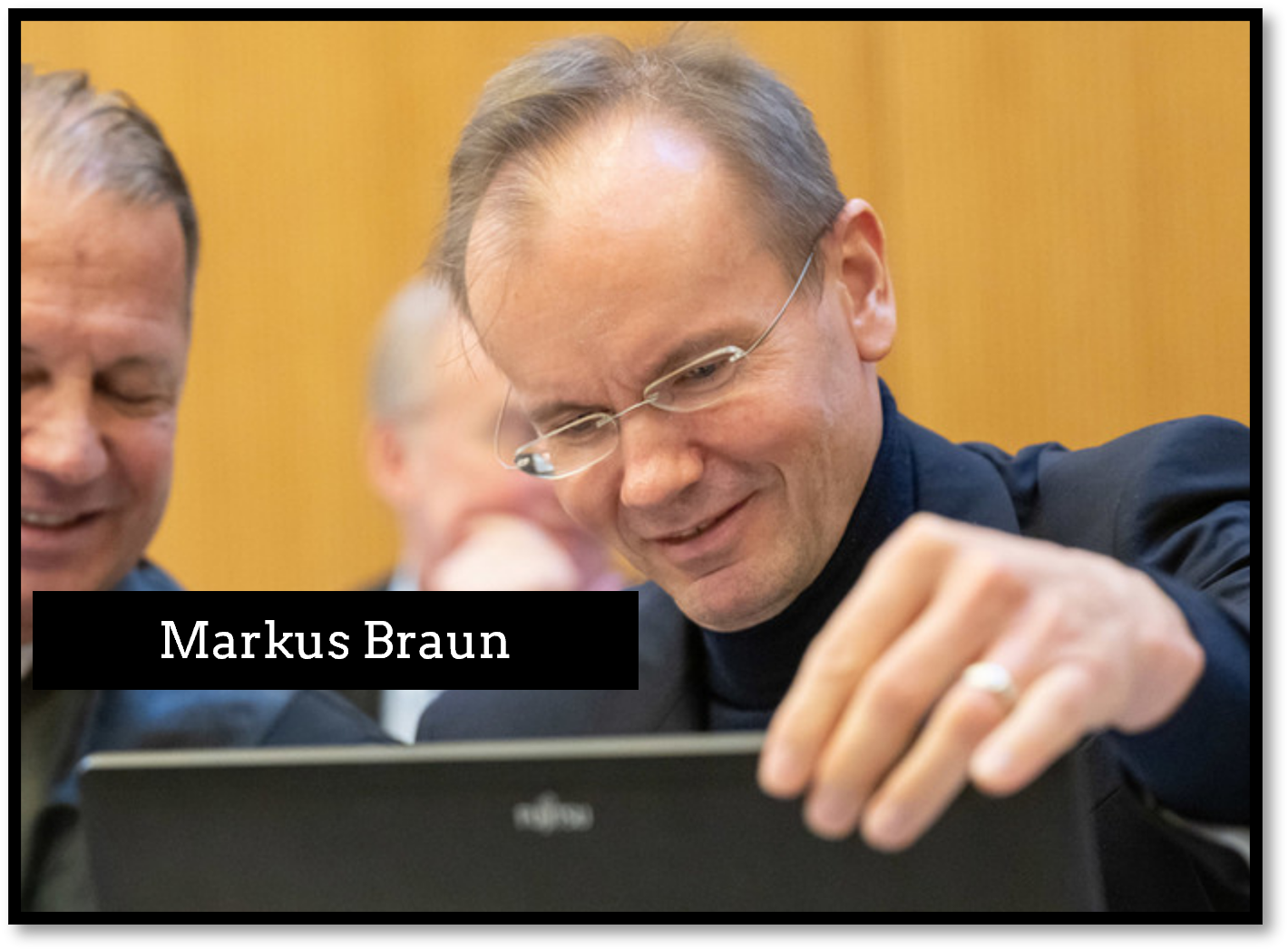Markus-Braun-notebook-court Markus Braun takes the stand in the Wirecard trial