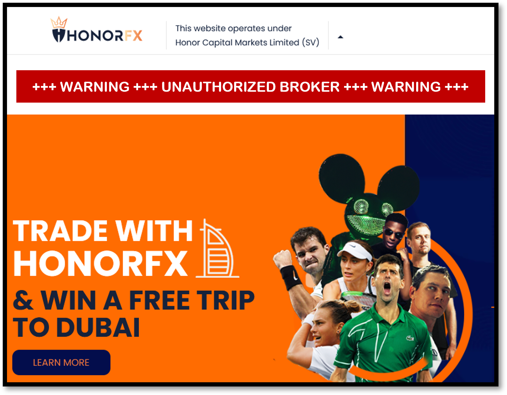 offshore broker HonorFX explained on FinTelegram