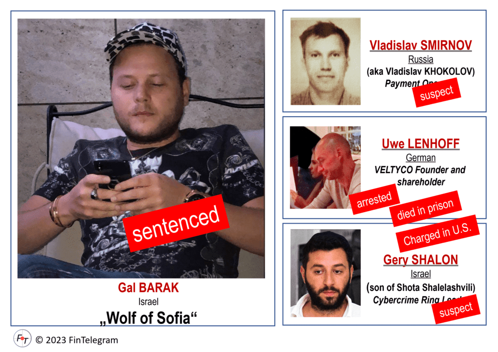 Tradologic owners Gal Barak and Vladislav Smirnov with Gery Shalon