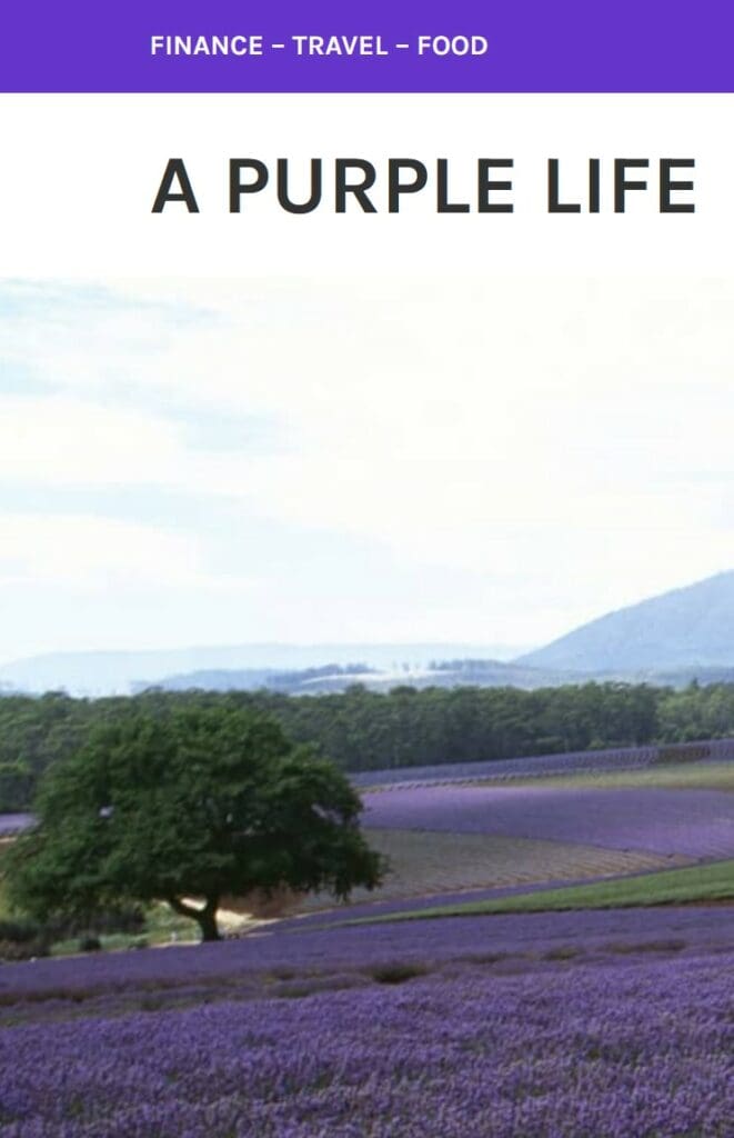 A Purple Life - financial blog