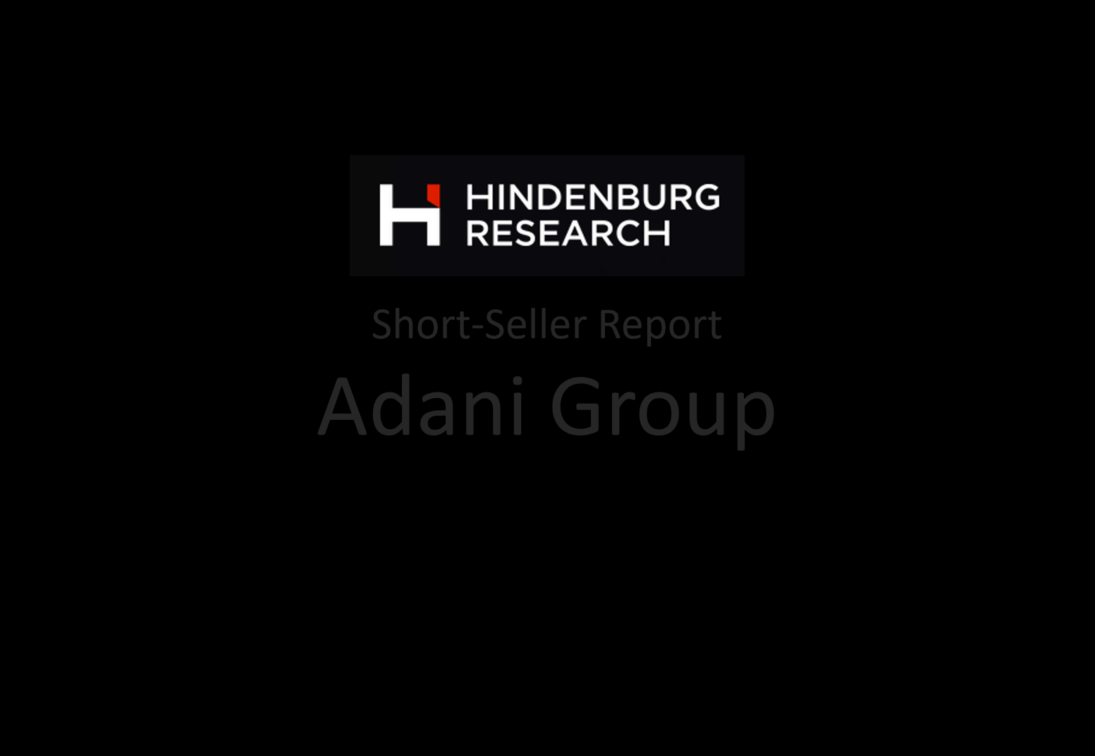 Adani Group FI Hindenburg Research exposes Adani Group
