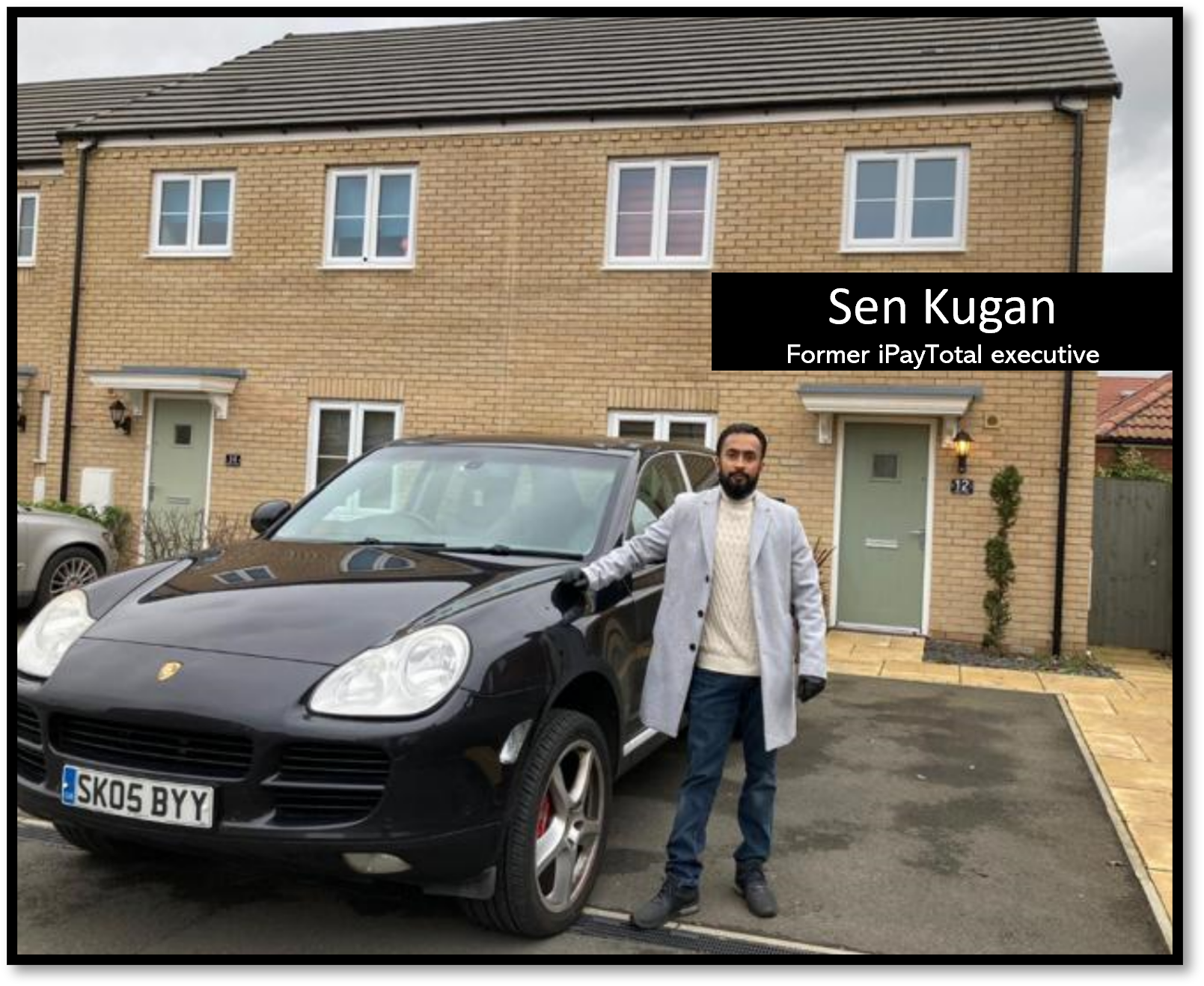 Sen Kugan with Porsche iPayTotal executive Sen Kugan with Porsche