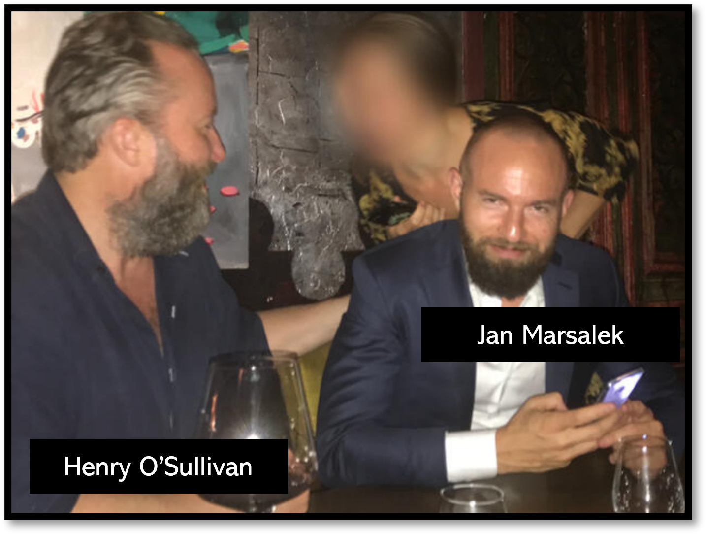 Henry OSullivan and Jan Marsalek Wirecard suspects Henry O'Sullivan and Jan Marsalek