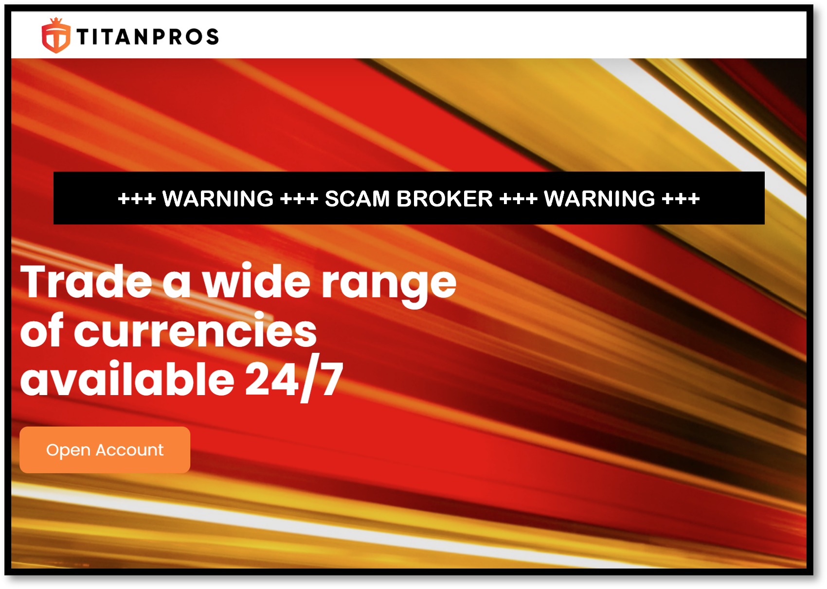 FinTelegram warns against TitanPros broker scam