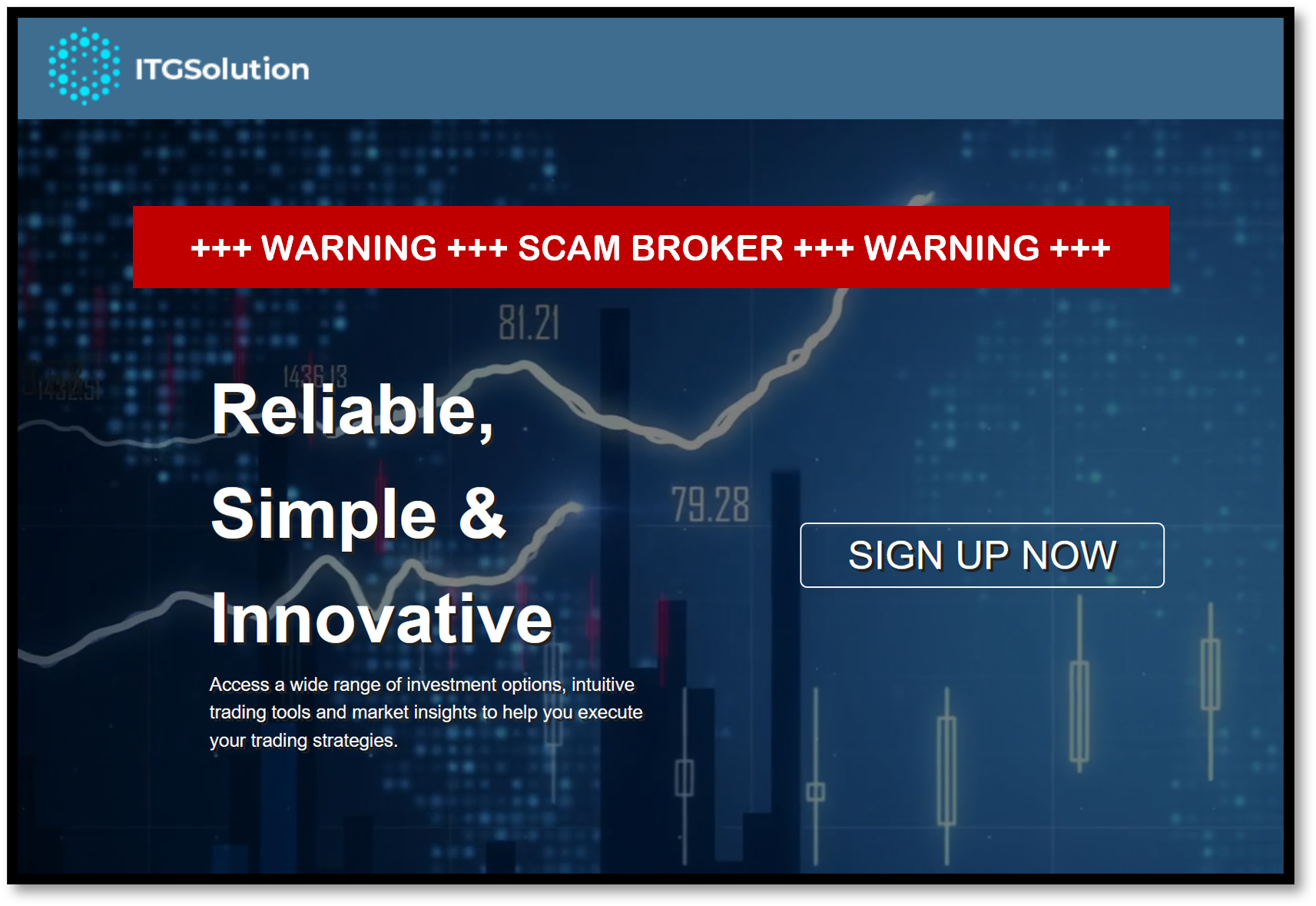 ITGSolution FI urgent warning against ITGSolution broker scam