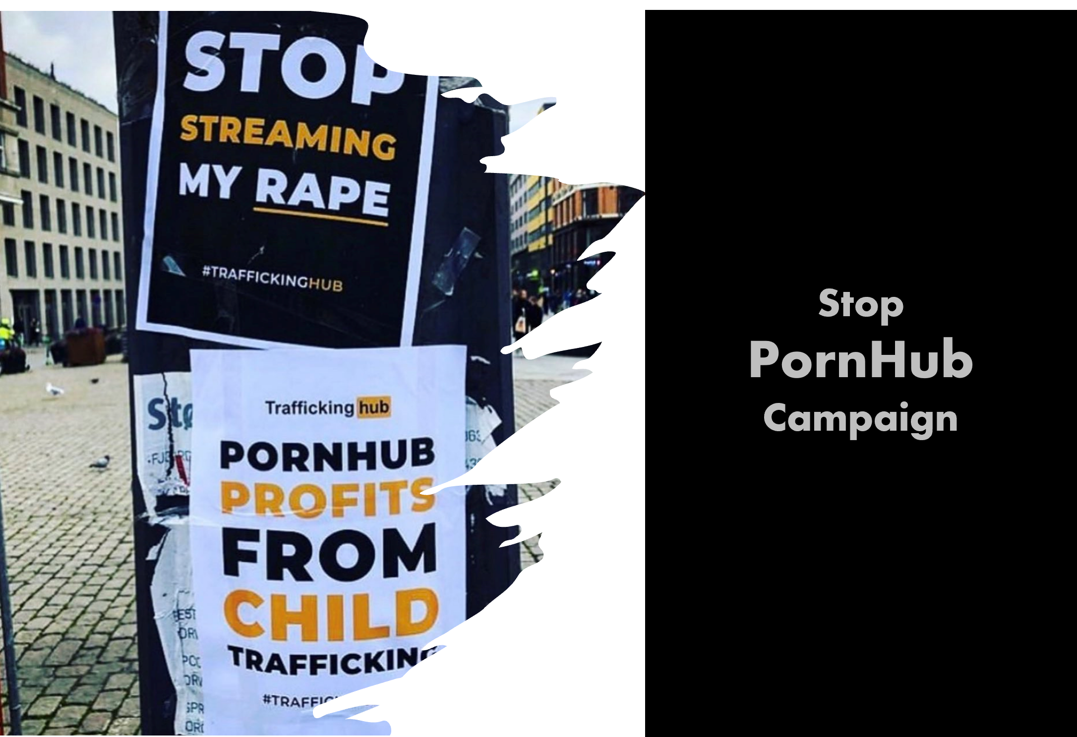 Stop Pornhub campaign Leile Mickewait and her Stop PornHub campaign