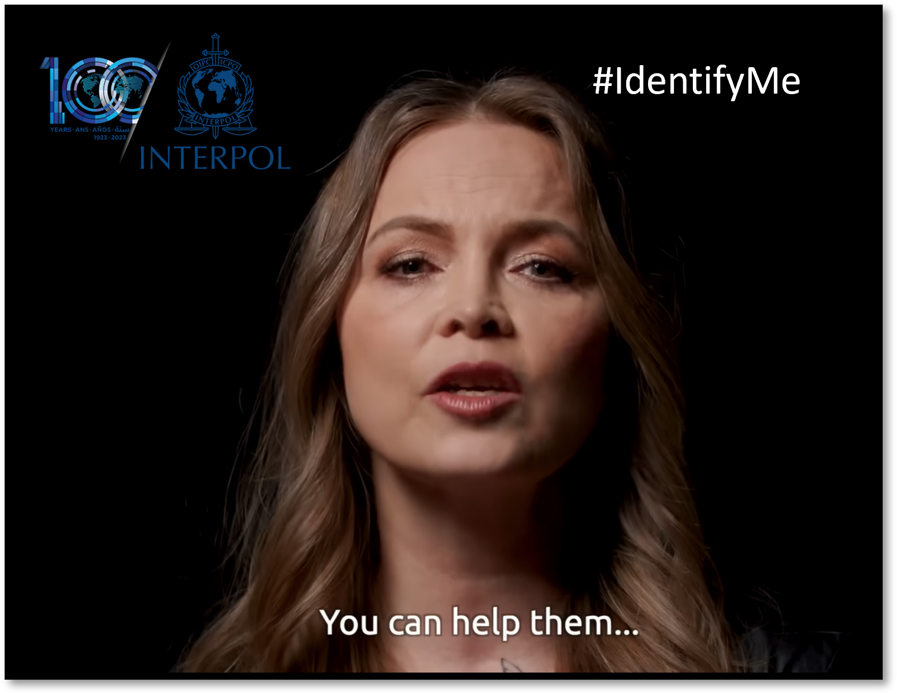 Interpol IdentifyMe Interpol campaign identifyme