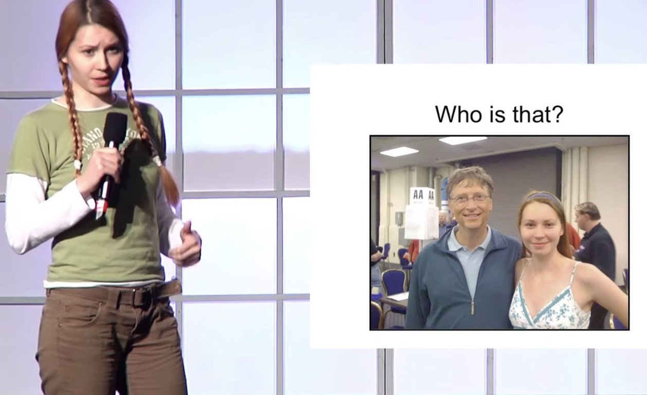 Mila Antonova and Bill Gates Bill Gates was allegedly blackmailed by Jeff Epstein