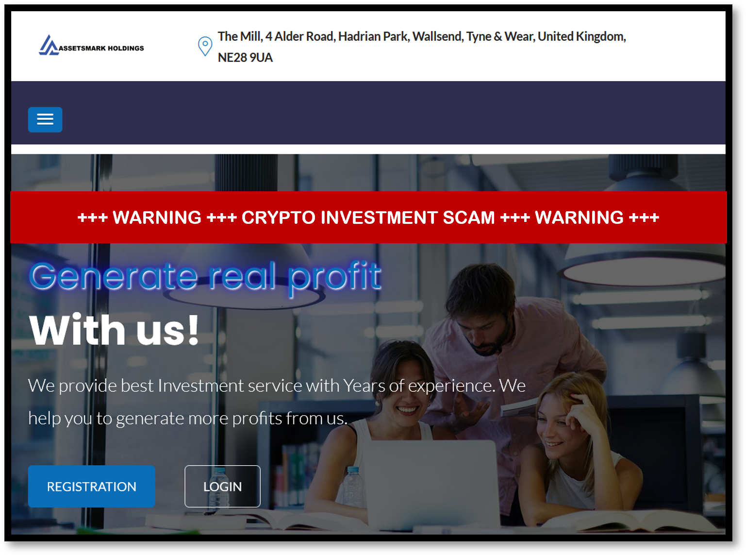 Arrington Capitals FI investor warning Arrington Capitals