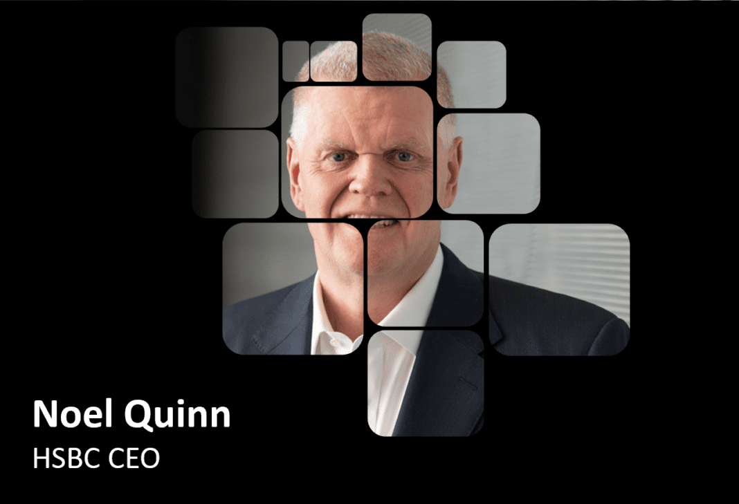 Noel Quinn HSBC CEO Noel Quinn with super bonus